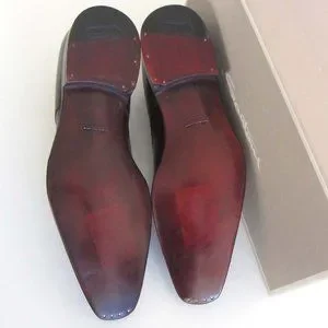new SANTONI Goodyear welted hand antiqued shoes 9 D Santoni | Shoes | New Santoni Goodyear Welted Hand Antiqued  main image 2